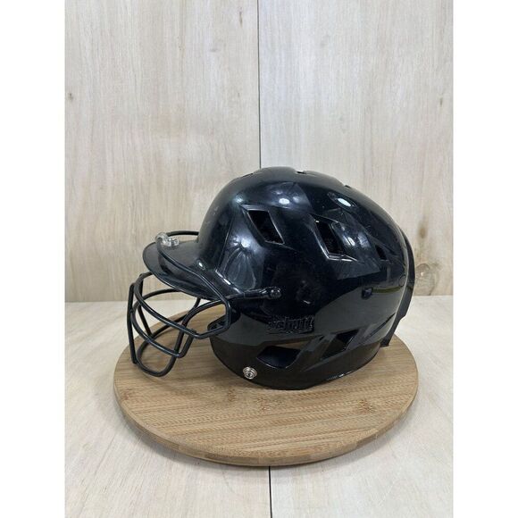 Schutt Black Fastpitch Batting Helmet Size Small w/ face guard - Picture 1 of 7